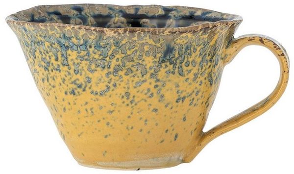 Bloomingville Tasse Bloomingville Milani Tasse, Blau, Steingut, 250 ml, Steingut