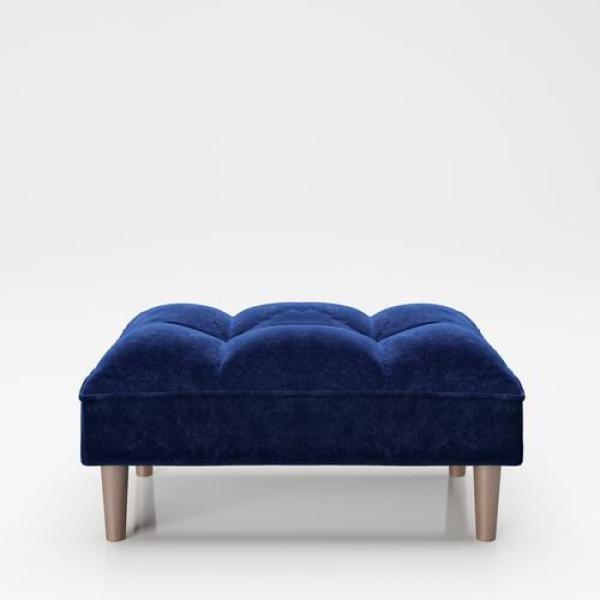 PLAYBOY HOME "SCARLETT" Ottoman Samtstoff