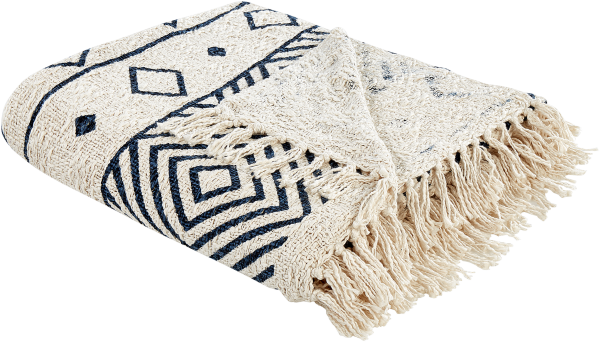 Kuscheldecke NAJUY Baumwolle 200 x 220 cm Beige