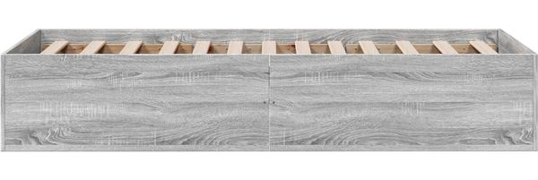 vidaXL Bettgestell Grau Sonoma 100x200 cm Holzwerkstoff 3281054 Bild 5