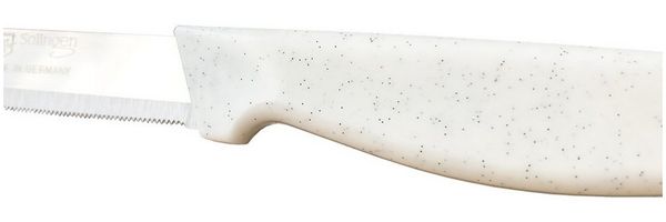 Visaggio Obstmesser Solingen Allzweckmesser Schälmesser Gemüsemesser Küchenmesser, Wellenschliff Solingen Messer, Flitter Optik, Edelstahl (rostfrei)