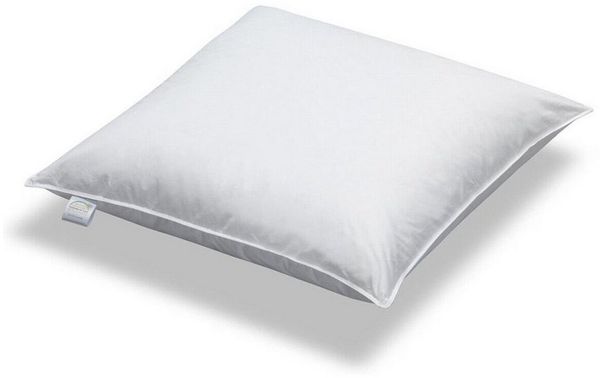 Bettenhaus Breuer Daunenkissen Kopfkissen Daunenkissen 100% sibirische Daunen 500g leicht weich 80x80, Füllung: 100% sibirische Daunen, Bezug: 100% Baumwolle, Seitenschläfer, Rückenschläfer, Bauchschläfer, Hergestellt in Deutschland