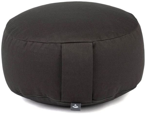 bodhi Meditationskissen Meditationskissen RONDO ECO, Füllung: Dinkel anthrazit