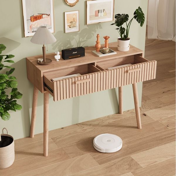 Furnishings Home Konsolentisch Ablagetisch Schreibtisch Wohnzimmertisch, Breie 100 cm, für Wohnzimmer,Schlafzimmer,Flur