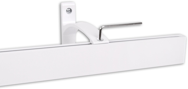 Deco-Raum® Gardinenschiene Innenlauf Curve | Länge: 220cm | Material: Aluminium | Farbe: Weiß Bild 6