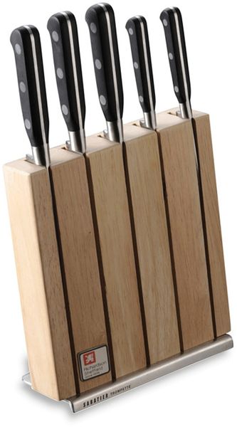 Richardson Sheffield SABATIER TROMPETTE Messerblock 5-teilig