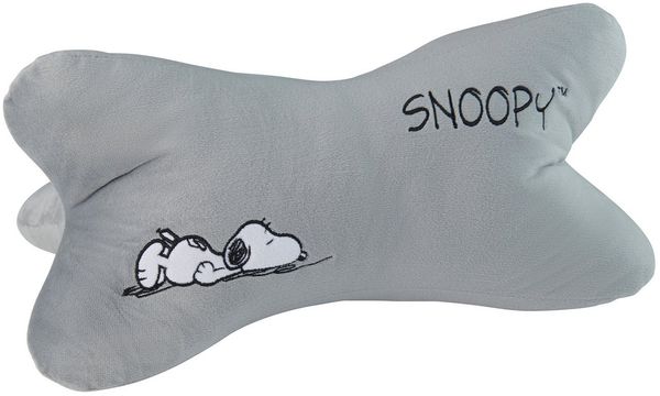 United Labels® Dekokissen Peanuts Snoopy Leseknochen Nackenkissen Lesekissen Kissen 40x20cm