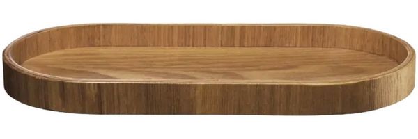 ASA SELECTION Tablett Wood Oval Eiche 35,5 cm, Eichenholz