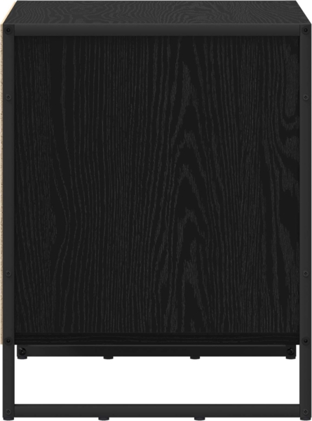 vidaXL Nachttisch Schwarz Eichen-Optik 50 x 39,5 x 50 cm Holzwerkstoff 886678 Bild 5