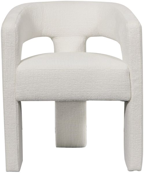 Livin Hill Gepolsterter Stuhl mit Armlehne Leith Weiß LET71W 75 x 58 x 62 cm