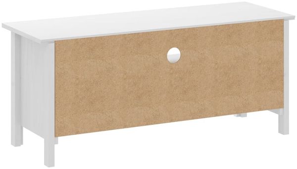 vidaXL TV-Schrank Hill Range Weiß 110 x 40 x 47 cm Kiefer Massivholz [288924] Bild 5
