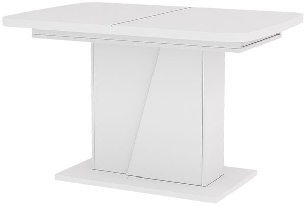 Esstisch Fenaro Weiß 120 x 80 cm ausziehbar Vicco