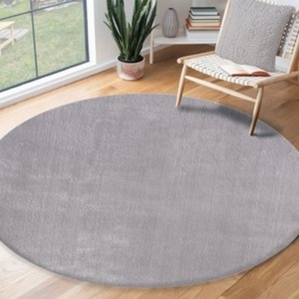 the carpet Teppich Relax round, rund, Höhe: 16 mm, waschbarer Wohnzimmer Teppich modern rutschfest Bild 6