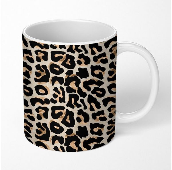 MuchoWow Tasse Pantherdruck - Muster - Luxus, 1-tlg, Keramik, Kaffeetassen, Teetasse, Becher, Kaffeebecher, Geschenk