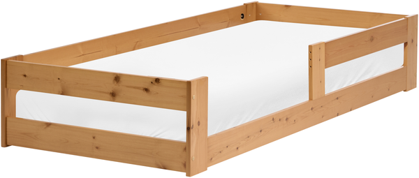Kinderbett Kiefernholz PRIMELLES 90 x 200 cm Braun