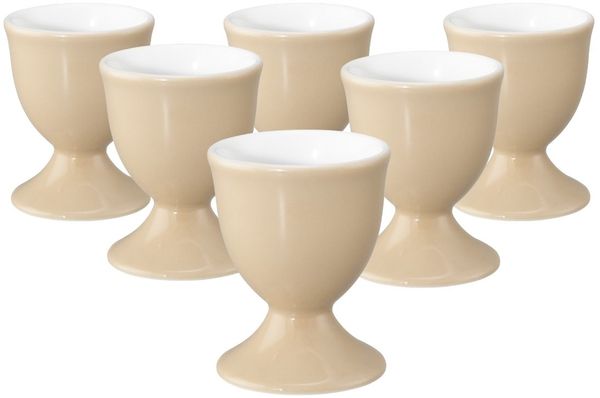 Seltmann Weiden Liberty Pure Colors Eierbecher ø 4,9 cm 6er Set - Dusty Beige