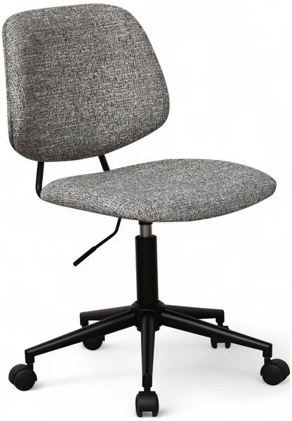 Bürostuhl Otal aus Boucle - Drehbar, Höhenverstellbar, Neigbar, Grau