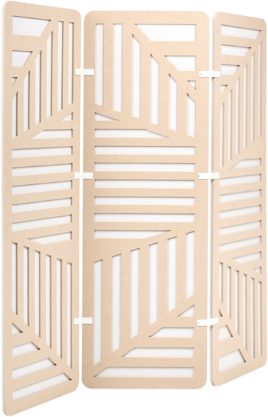 Büro-Raumteiler Paravent FUTURA Beige