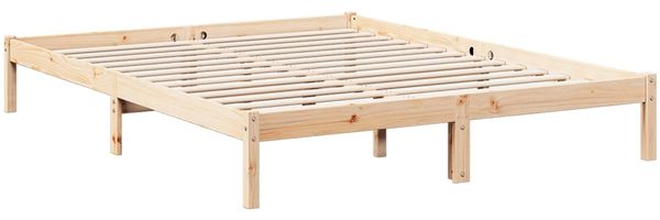 vidaXL Massivholzbett Extra Lang ohne Matratze 160x210 Kiefernholz 852408 Bild 3