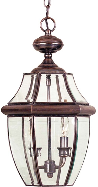 Außenleuchte, Kettenlaterne, Aged Copper-Finish, H 49,7 cm