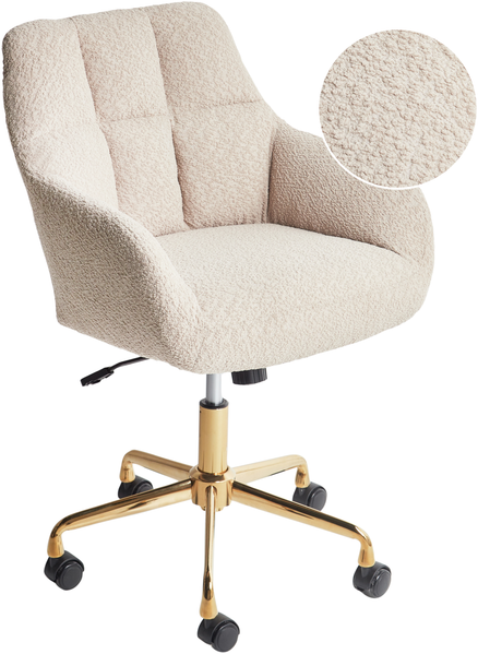 Bürostuhl Beige PALMDALE