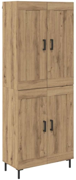 vidaXL Highboard 2 pcs Artisan-Eiche Holzwerkstoff 3415912