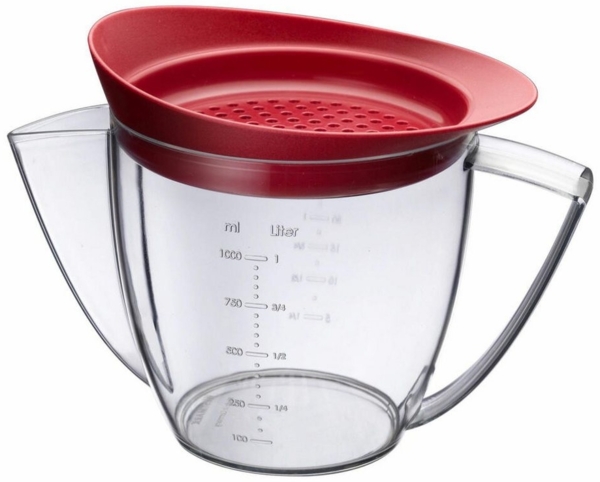 Westmark Fett-Trenn-Kanne mit Sieb 1 L