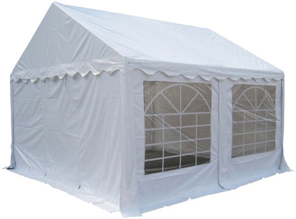 Festzelt Slips 5x4 m Partyzelt Gartenzelt Zelt Bierzelt Pavillon Seitenteile weiß