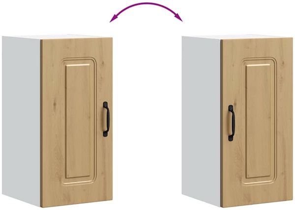 vidaXL Küchen-Hängeschrank Kalmar Artisan-Eiche Holzwerkstoff 853546 Bild 7