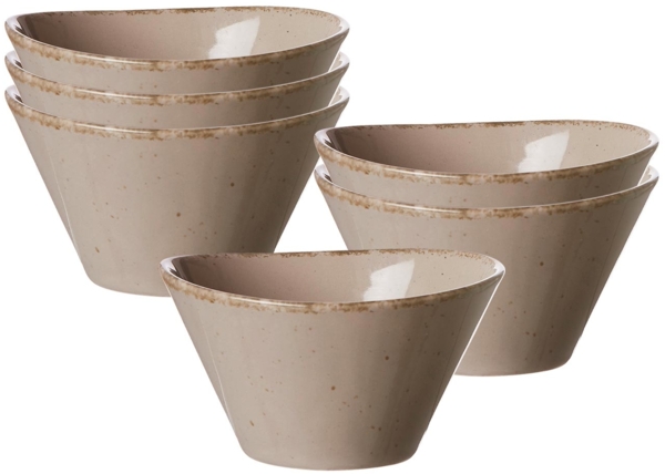 Ritzenhoff & Breker Casa Dipschale 10,5 x 11,5 cm 6er Set grau