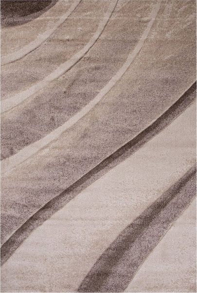 Vimoda Teppich Teppich Wohnzimmer Designer & Modern Wellen Motiv in 4 Farben, Rechteckig, Höhe: 10 mm, Teppich Wohnzimmer dicht Top Qualität auch für Schlafzimmer und Flur