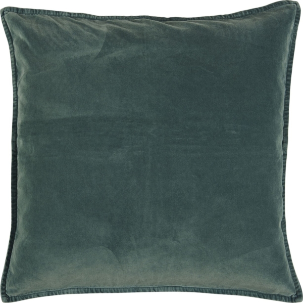 Kissenbezug Kissenhülle Samt Velour Blau Spruce Blue 52x52cm Ib Laursen 6230-60