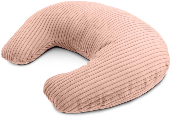 Amilian Stillkissen - Lagerungskissen - Schwangerschaftskissen mit Füllung und Bezug, Stillmond - Stillhörnchen - pregnancy pillow, für Mütter und Babys