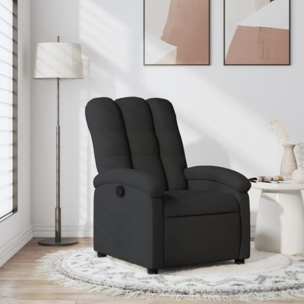 vidaXL Relaxsessel Schwarz Stoff 371729