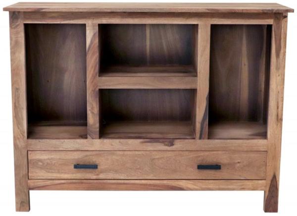 Bücherregal Rami 120x90x35 aus indischem Sheesham-Massivholz