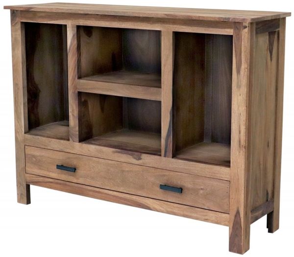 Bücherregal Rami 120x90x35 aus indischem Sheesham-Massivholz Bild 3