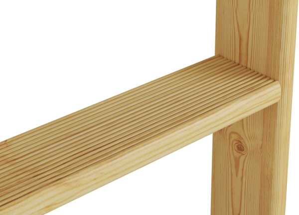 Etagenbett hoher Bettabstand massive Kiefer Zubehör wählbar Liegefläche 90x200 V-60.12-09Ni100Rollrost und Gästebettkasten inkl. Bild 5