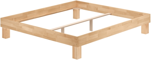 Überlanges Bett Doppelbett Einzelbett Buche geölt wählbare Liegenflächenbreite V-60.87-220