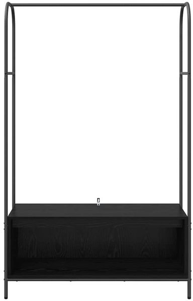 vidaXL Kleiderständer Schwarz 100 x 44 x 160 cm Holzwerkstoff 868451 Bild 5