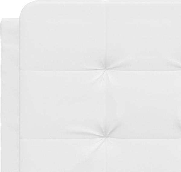 vidaXL Bettgestell ohne Matratze "Zadar" Weiß 120x200 cm Kunstleder 3208853 Bild 3