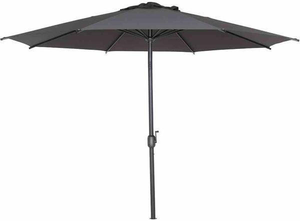 Siena Garden Mittelstockschirm Isa anthrazit Ø 300 cm Bild 2
