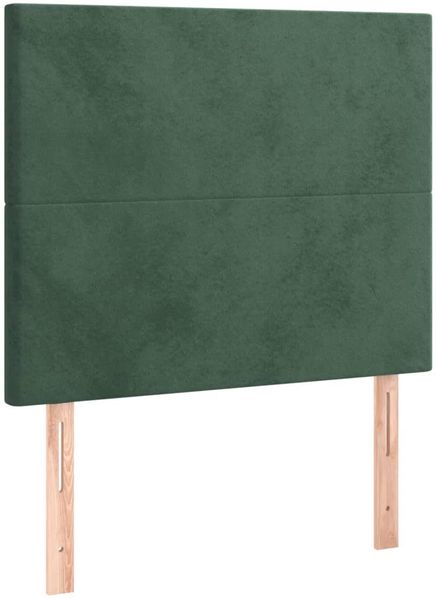 Bettgestell mit Kopfteil Samt Dunkelgrün 120x200 cm Bild 9