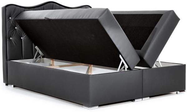 Boxspringbett SAHAN 220x200 cm Kunstleder Rot Bild 2