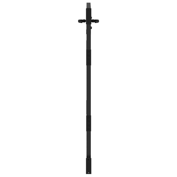 vidaXL Gartentor Schwarz 85 x 150 cm Pulverbeschichteter Stahl 42015866 Bild 5