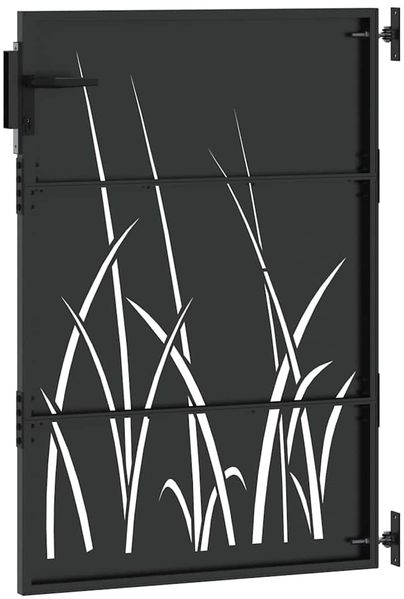 vidaXL Gartentor Schwarz 85 x 150 cm Pulverbeschichteter Stahl 42015866 Bild 6