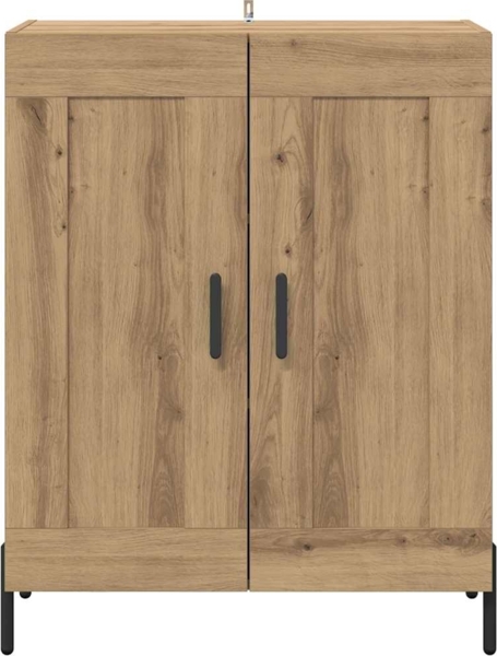 vidaXL Sideboard Artisan-Eiche 69,5 x 34 x 90 cm Verbundholz und Eisen 881604 Bild 5