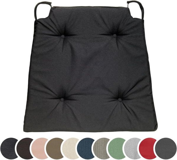 sleepling Stuhlkissen Sitzkissen, für Indoor und Outdoor, mit Klettverschluss, langlebig und abriebfest