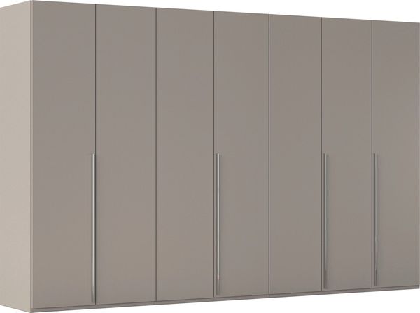 rauch Drehtürenschrank Kleiderschrank Schrank Garderobe Wäscheschrank BESTSELLER MONTCLAR (3 Ausstattungen BASIC/CLASSIC/PREMIUM (SOFT-CLOSE), Breiten 201-400 cm) Front in Glas/Hochglanz/Dekor/Grauspiegel in 5 Breiten MADE IN GERMANY