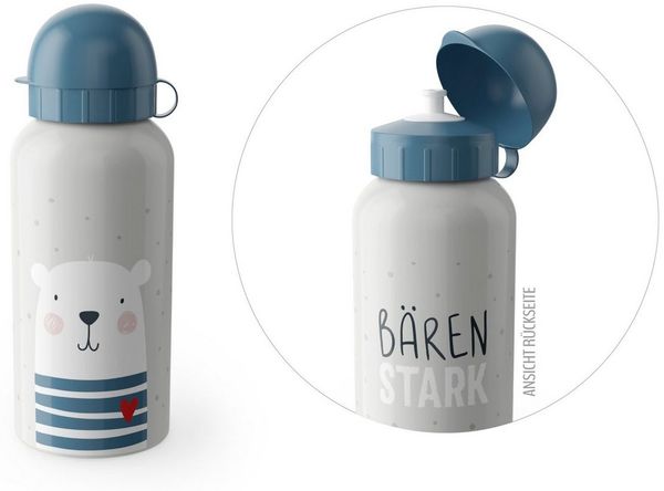 Kindertrinkflasche Trinkflasche Wasserflasche la vida 400ml Kleine Lieblinge Bärenstark 537332