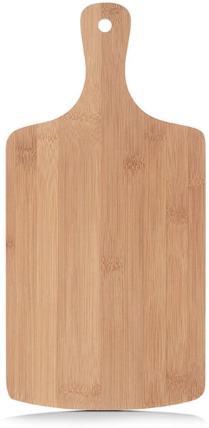 ZELLER 25181 Schneide-/ Servierbrett mit Griff, Bambus, ca. 40 x 19,5 x 0,9 cm